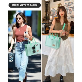 Tote Bags for Women Large Canvas Tote Bag Laptop Work Book Bags Crossbody Bags Handbag Shoulder Travel Messenger Gym Totes