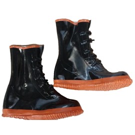 Comfit Men's Work Slip-On Over Shoe Rubber 5-Buckled Boots Size 12 BRAND NEW JUST IN