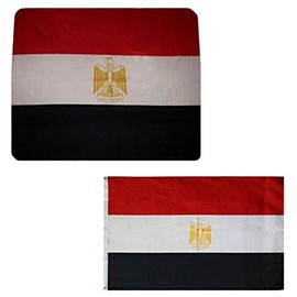 Trade Winds Wholesale Combo Lot Egypt Country 50"x60" Fleece Blanket & Egypt Country 3'x5' Polyester Flag