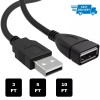 LORDTRONICS USB Male to USB Female Extender Cable Short-Long 3-10
