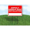 Asphalt Shingle Roof Installation Write On Me Red 18x24 in