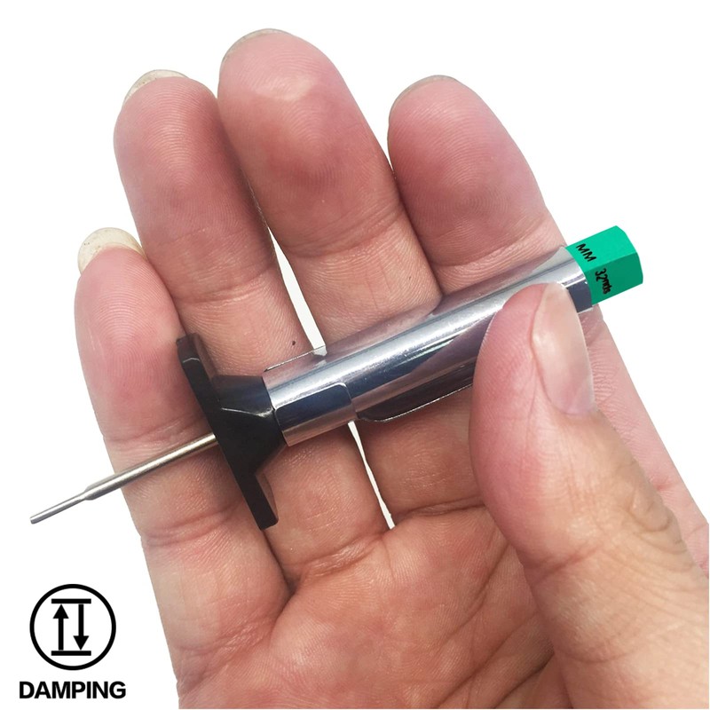 GODESON Tire Tread Depth Gauge,Two-Sided Smart Color Coded Tire Tread