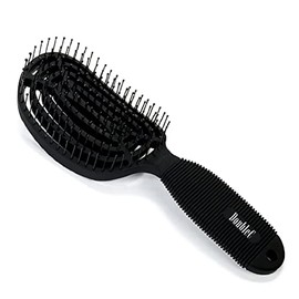 NuWay4Hair DoubleC New Way For Hair Double Sea Black Hair Scalp Brush Volume Up Cuticle Care Scalp Massage SGS Certified Black 1 Piece