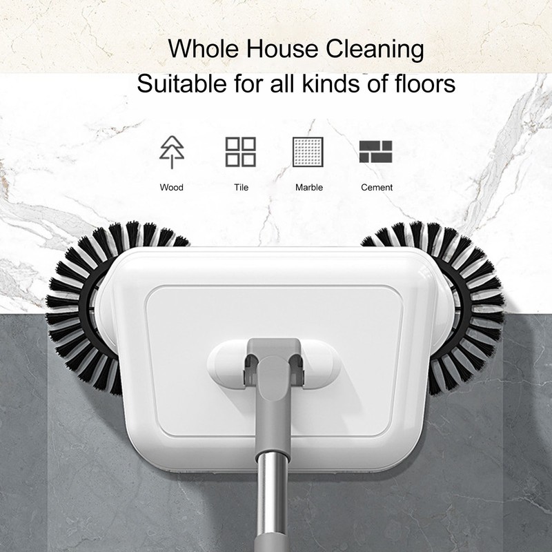 Hand Push Sweeper Professional Efficient 360 Degree 2 in 1