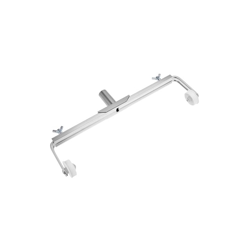 QWORK Aluminum Alloy Adjustable Paint Roller Frame for Large-Scale Projects,