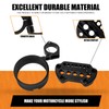 HCmotorku Motorcycle Speedometer Side Mount Indicator Bracket 39MM Handlebar Clamp