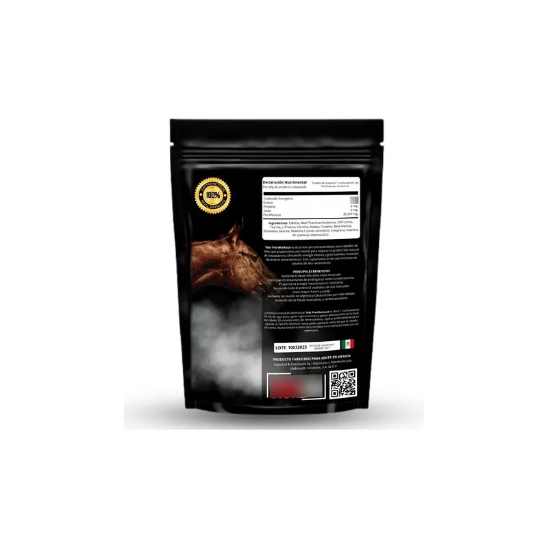Pre Workout Promotor De Testostera Para Caballos De Carrera