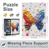 Butterfly Puzzles, Colorful Flower Butterflies Puzzles for Adults 1000 Pieces,