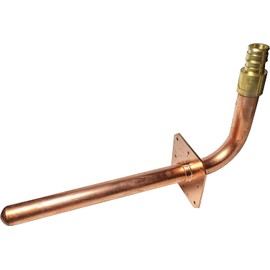 XFITTING 1/2" Pex-A Stub Out Elbow with Flange, 4" x 8"