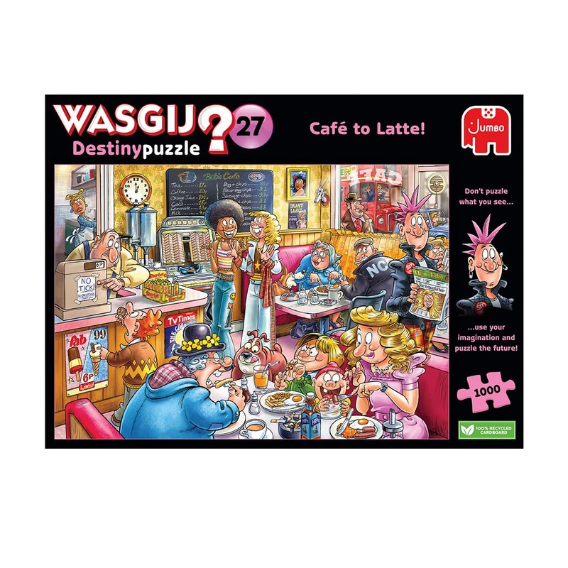 Wasgij Café to Latte! Destiny 27 Jigsaw Puzzle for Adults