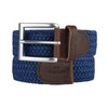 Pierrot Men's Braided Belt, Fabric Belt, Stretch Belt, Braided Belt,