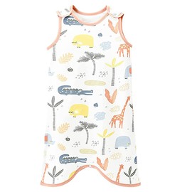 Sleepers for Babies, Summer, 100% Cotton, Soft, For Babies, Easy to Put On and Take Off, Prevents Cold