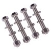 KOSJETHAS 6 Sets 3/8-16 x 2 Stainless Steel Hex Head