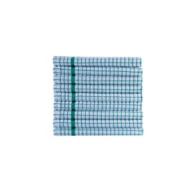 QUALITY HOME TEXTILES 100% Cotton Luxury Terry Towelling Tea Towels | Pack of 6| Kitchen Hand Towels Dish Cloth Super Absorbent Soft Touch | Hanging Loop | Gift Packed Tea Towels (Multicolour 6)