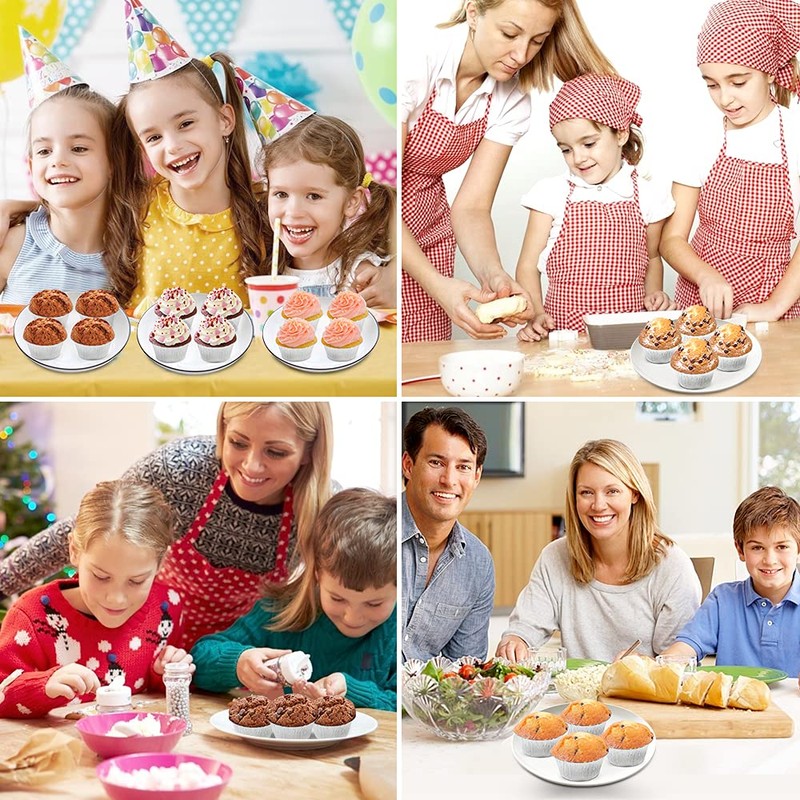 Baking Cups Cupcake Liner, 150 Pack Aluminum Foil Cupcake Pan