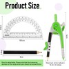 EBOOT Student Geometry Math Set, Drawing Compass and 6 Inch