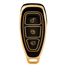 OFFCURVE Car Key Cover Car Key Case Key Fob Cover Car Key Protector Compatible with Ford Fiesta Focus Kuga Fusion Mondeo Ecosport Explorer Edge Ranger C-Max