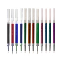 Pentel Refill for Energel (BLN75, BLN105, BLN115), 0.5mm, 12 Colours Assorted, Box of 12