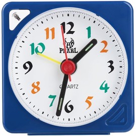 Reloj Despertador Analógico Pequeño Azul Fdit