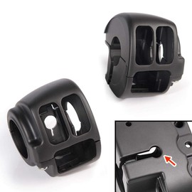 KiWAV Black Switch Housing compatible for Harley-Davidson '12-later Dyna Softail '14-later XL OEM#71826-11