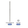 QUARKZMAN Pack of 12 M4 x 250 mm Fully Threaded