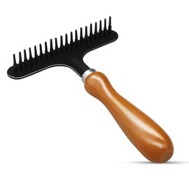 Carpet Rake, Hand Held Carpet Rake for Matted Carpet Comb Carpet Groomer Rake Carpet Rake for Matted Carpet, Portable Shag Rug Rake Carpet Rake to Fluff Carpet for Making Carpets Fluffy