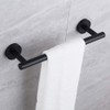 Matte Black Hand Towel Bar SUS 304 Stainless Steel 12-Inch