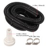 Bilge Pump Hose Plumbing Kit Thru Hull Fitting 1‑1/8in Dia