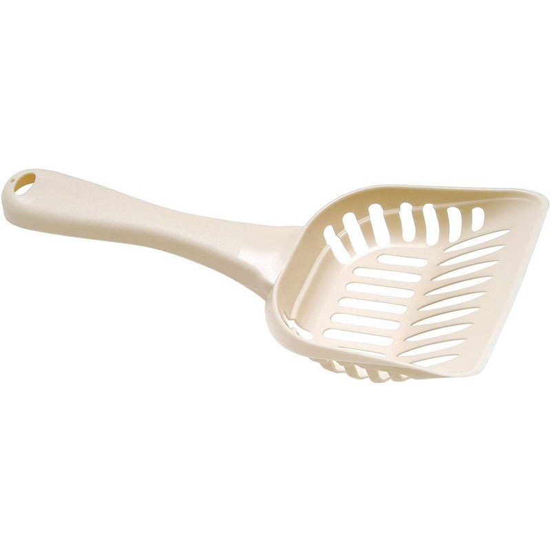 Petmate Litter Scoop for Cats, Large Size, Bleached Linen