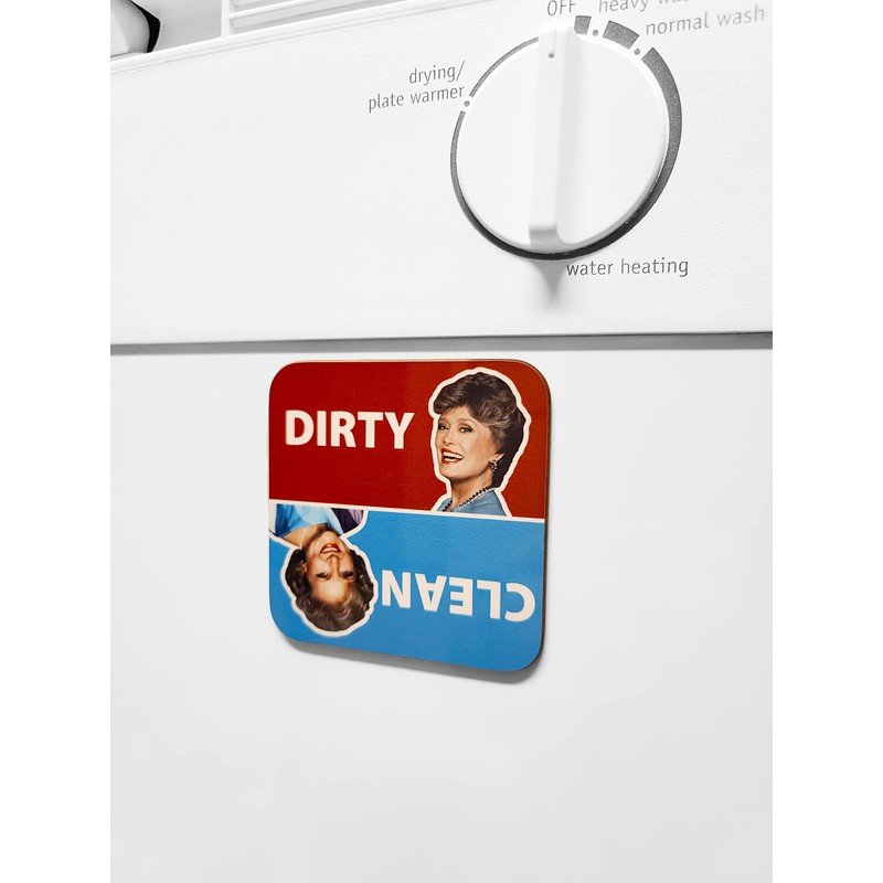 Blanche Rose Dirty Clean Dishwasher Magnet