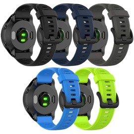 QGHXO Band for Garmin Forerunner 945, Soft Silicone Replacement Watch Band Strap for Garmin Forerunner 945 / Forerunner 935 Smart Watch (No Tracker)