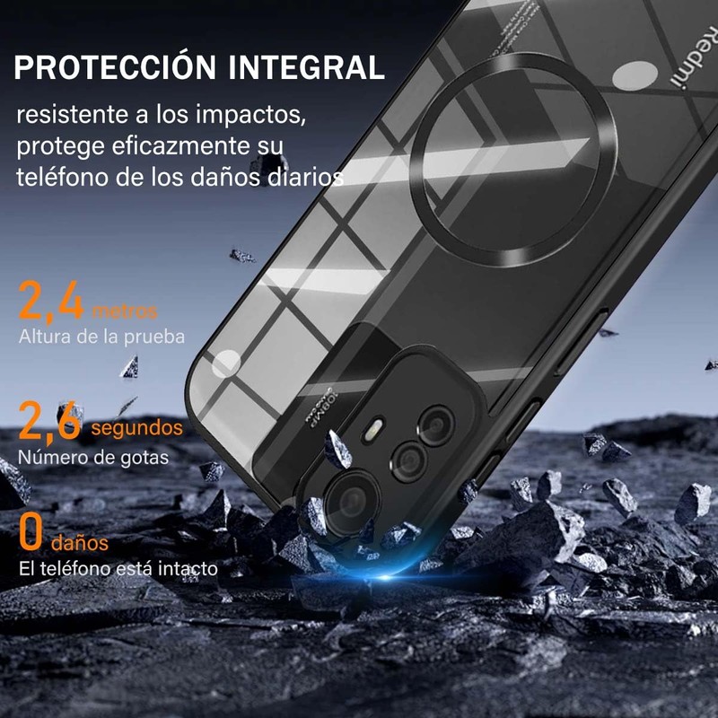 DABUNA YC Funda para Redmi Note 12s Case, Protectora de