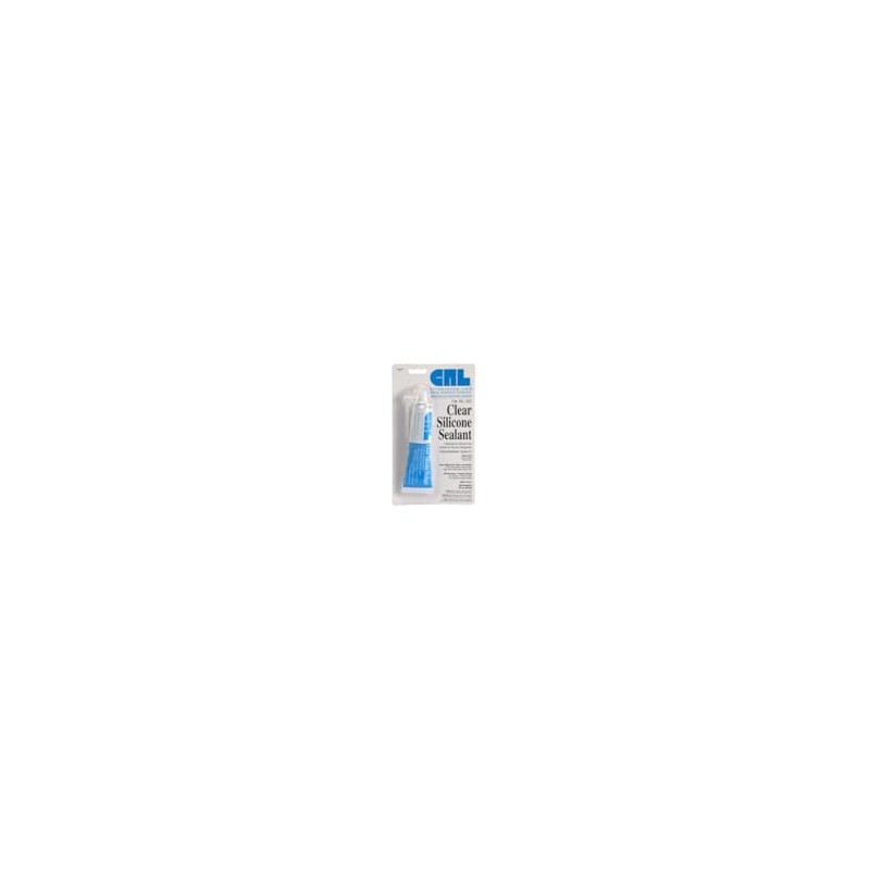 CRL Clear Silicone Sealant in 3 Fl. Oz. Squeeze Tubes