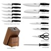 Knife Block Set, FIKSHOT Kitchen Knife Sets, High Carbon Stainless
