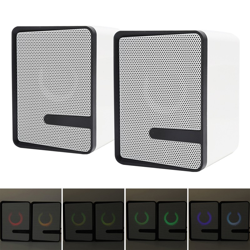 Wireless Desktop Computer Speaker Recrectangular USB Mobile Phone Universal Active