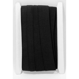 Elastic Ribbon for Sewing 6M x 70mm Roll, Sewing Elastic Band, Black Colour Elastic Band for Clothing, Craft, Sewing, (332, 6M x 70mm)