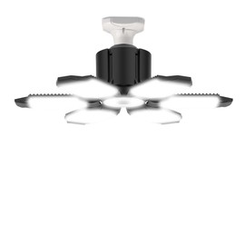 AYSEMO Garage Light Bulb LED 100W with 6 Deformable Panels, E26/E27 Garage Led Ceiling Lights Screw in for Porch Barn Basement Attic