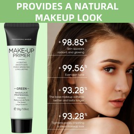 Colour Corrector - Primer, Green Color Correcting Primer for Redness & Blemishes. Anti-Redness Makeup-Gripping Base, Pore-Minimizing & Hydrating Formula to Balance Skin Tone, Longwear