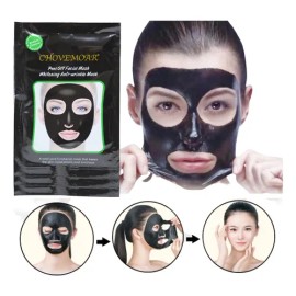 10 Cuidado Facial Mascarilla Negra Carbón Act Puntos Negros                                                                                           