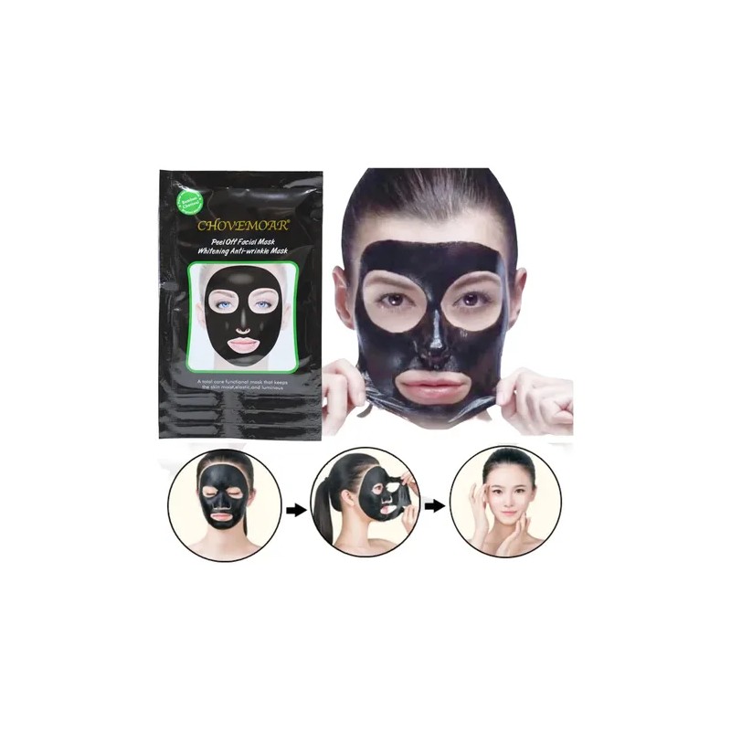 10 Cuidado Facial Mascarilla Negra Carbón Act Puntos Negros