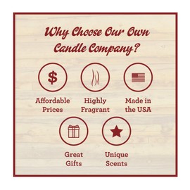 Our Own Candle Company Banana Nut Bread Scented 13 Ounce Mason Jar Candle