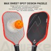 ALLWAKE Pickleball Paddles, Multi-Layer T700 Textured Carbon Fiber Pickleball Paddle,
