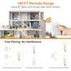Suraielec Remote Control Light Bulb Socket, Wall Mount Switch, E26