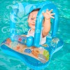 Grupo Carnavallia Salvavidas Inflable Infantil Azul Con Techo Para Bebé