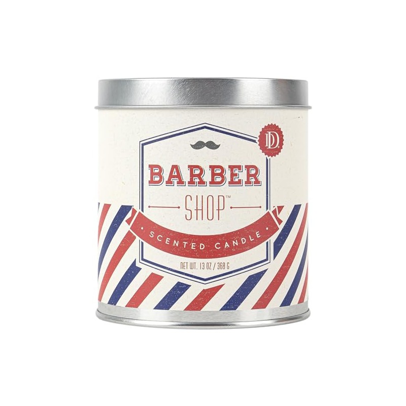 Barber Shop Scented Candle Tin, 13 Ounces