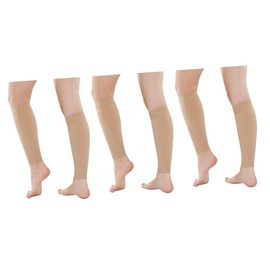 Baluue Elastic Compression Socks Secondary Pressure Sports Vein Mid-tube Leg Support Breathable Spandex Material Relief for Calf Muscles Fashionable Design for Men Women