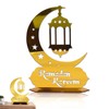 Golden Ramadan Decoration - Classic Ramadan Kareem Acrylic Table Decoration