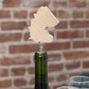 Kikkerland Beech Wood Stainless Steel Unicorn Wooden Corkscrew