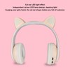 Glowing Cat Ears Bluetooth Headphone Bass Foldable Wireless Headwear Breathing