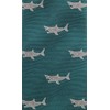 [COLORATA] Carolata Shark Pattern Necktie (100% Silk / Jacquard Woven),